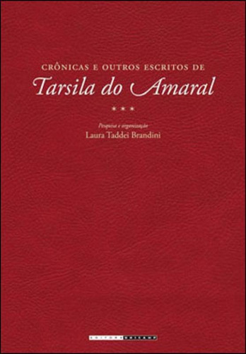 Cronicas E Outros Escritos De Tarsila Do Amaral