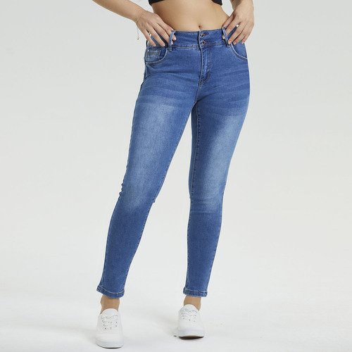 Jeans Mujer Skinny Azul Fashion's Park