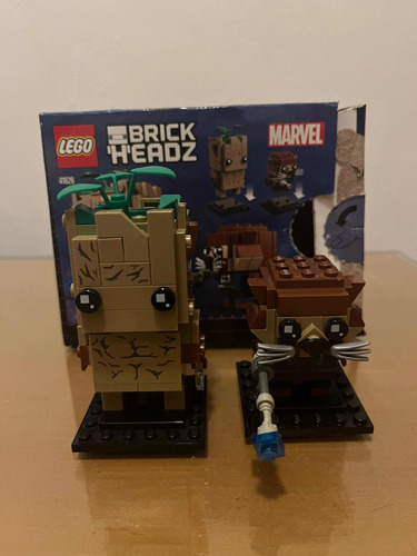 Lego Brick Headz Marvel Rocket (69) Groot (68) Abiertos