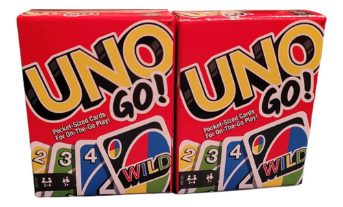 ¡uno Go! Cards De Bolsillo Para Las Cartas De Juego Mini De