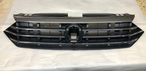 Grade Cromada Emblema Dianteira Jetta Tsi 19 2020 2021 2022