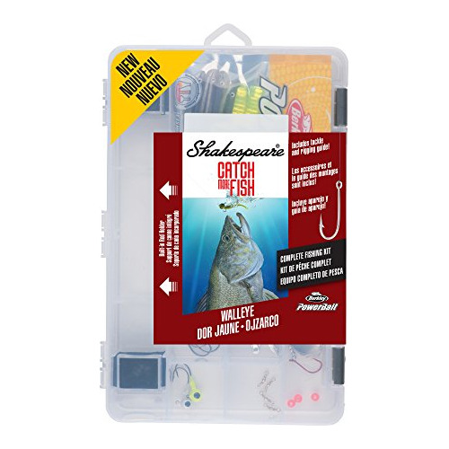 Shakespeare Catch Más Caja De Pecas De Pescado Kit, 5mwd6