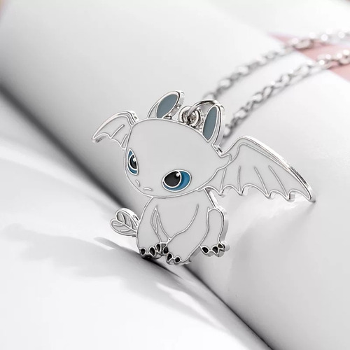 Imagen 3 de 6 de Collares De Pareja Chimuelo Y Furia Luminosa Regalo Novios