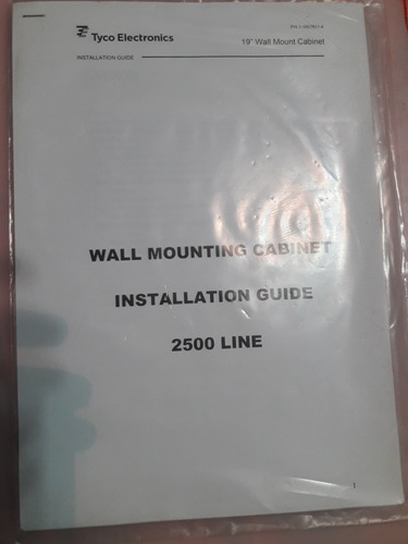 Manual Guía 19  Wall Mount Cabinet Tyco