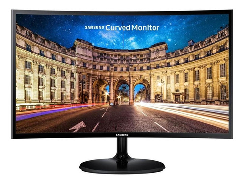 Monitor Samsung Led 24 Pol Widescreen Curvo, Full Hd, Hdmi/vga, Freesync - Lc24f390fhlmzd