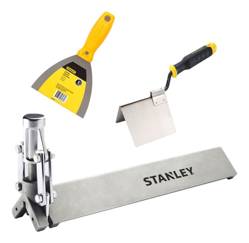 Kit Espátulas + Cantoneira Para Cantos Drywall - Stanley