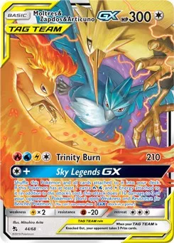 Card Pokemon Articuno Gx Full Art Original Copag