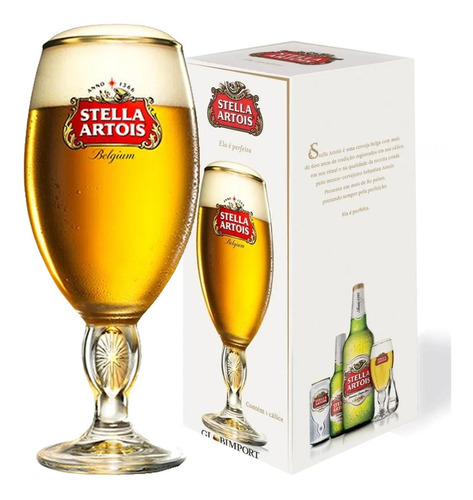 Taça Stella Artois 250ml Cerveja Pilsen  Bares & Restaurante