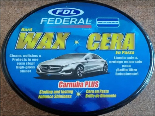 Cera De Carnauba Wax En Pasta Federal