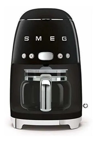 Cafetera Smeg 50's Style DCF02 automática negra de filtro 220V - 240V