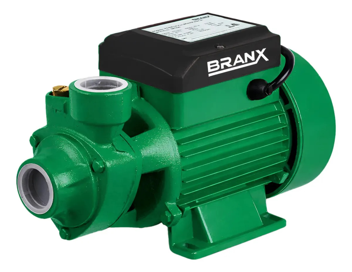 Bomba De Agua Periferica Branx 370w 0.5hp 30mts Color BP60E Fase eléctrica Monofásica Frecuencia 50 Hz