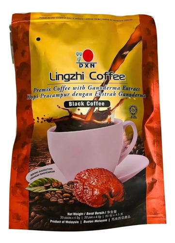 Café Lingzhi 2 En 1 Dxn - 90g (20 Sobres) Café