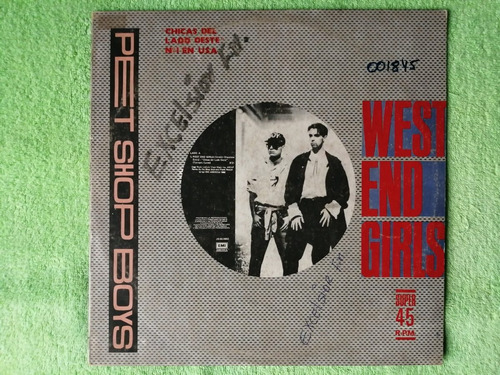 Eam Lp 45 Rpm Vinilo Pet Shop Boys West End Girl 1986 Peru