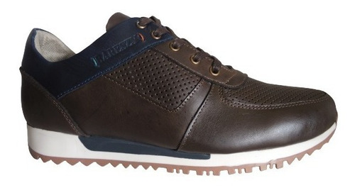 Zapato Deportivo Hombre En Cuero Calzado Guerreros Jcr-394 C