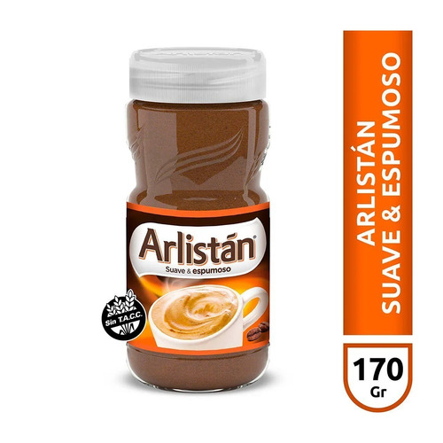 Imagen 1 de 1 de Café instantáneo suave Arlistán frasco 170 g