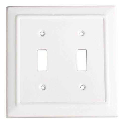 Placa Decorativa De Doble Interruptor 19052, Placa De P...