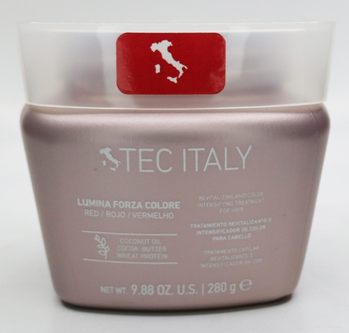 Tratamiento Lumina Forza Tec Italy Color Rojo 280grs