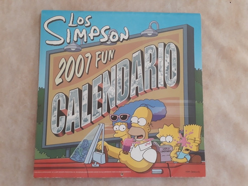 Calendario 2007 Los Simpsons, Excelente!! Granica 