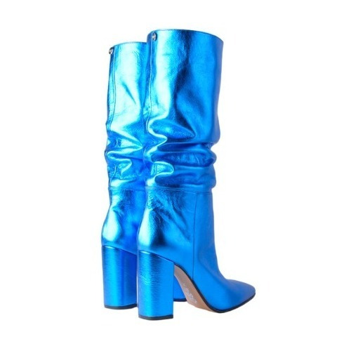 Imagen 3 de 10 de Botas Botines De Cuero De Mujer Taco - Sunset - Ferraro