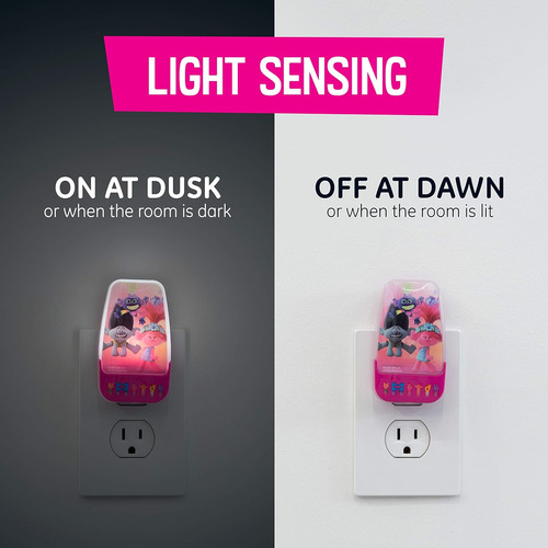 Dreamworks Trolls Led, Poppy And Branch, Plug-in, Dusk To...