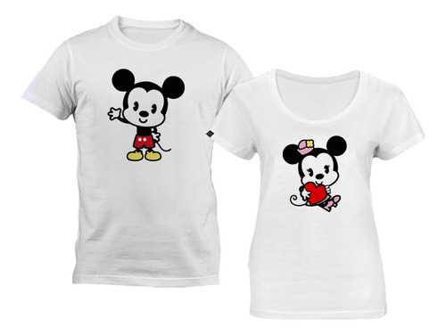 Par De Playeras De Pareja Mickey Minnie  14feb-011