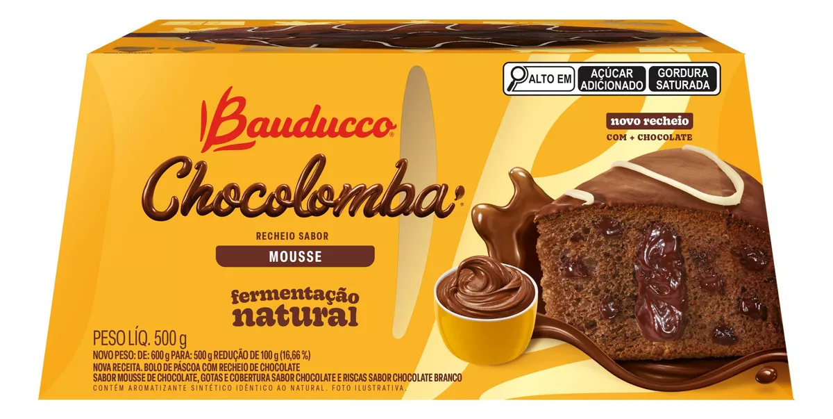 Segunda imagem para pesquisa de panetone bauducco 500g