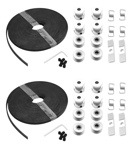 Correa Dentada Gt2 De 5 Mm X 6 Mm Y 8 Tiradores De 20 Diente