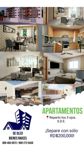 Proyecto De Apartamentos En Reparto Los Tres Ojos