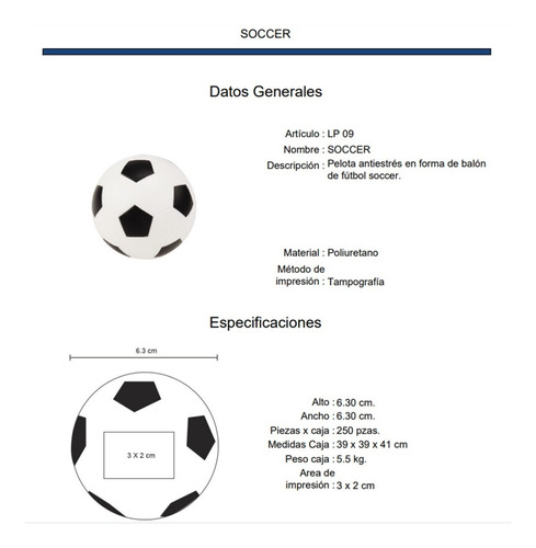 Imagen 4 de 8 de Pelota Antiestrés En Forma De Balón De Futbol