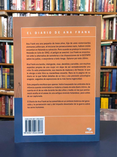 Imagen 2 de 2 de Diario De Ana Frank - Ana Frank - Edicol