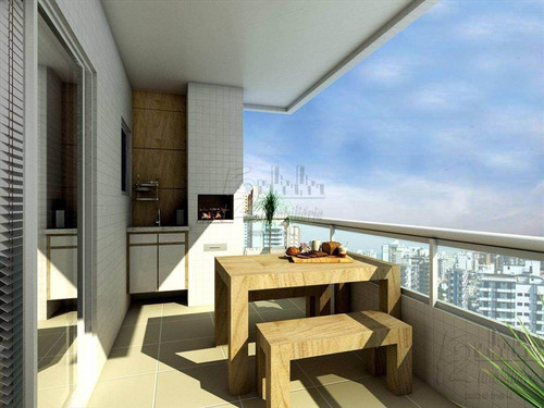 Imagem 1 de 18 de Apartamento, 3 Dorms Com 93 M² - Canto Do Forte - Praia Grande - Ref.: Fda199 - Fda199