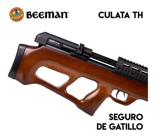 Imagen 4 de 10 de Rifle Pcp Beeman 1358 Bullpup 5,5 Mm Aire Comprimido Caza