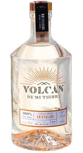 Tequila  Volcan De Mi Tierra Añejo Cristalino 750ml