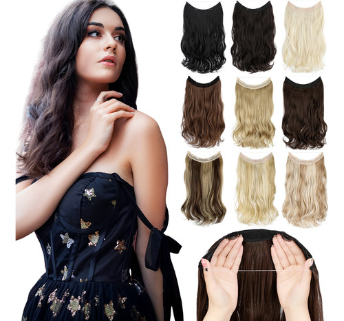 Extensiones De Cabello De 20 Pulgadas Con Clip