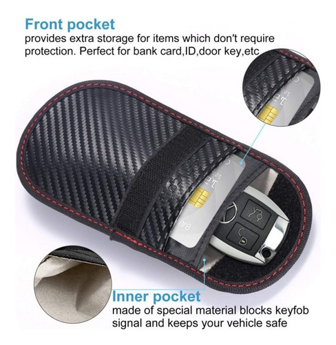 Funda Para Tarjetas Faraday, Llaves De Coche, Bloqueador De