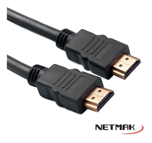 Imagen 1 de 1 de Cable Hdmi Netmak 1.5m V1.4 M/m - Nm-c47