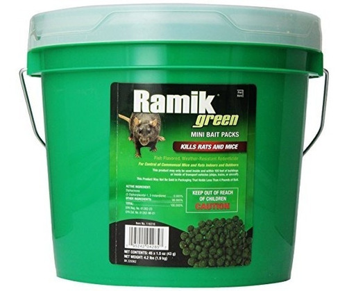 Neogen Rodenticida 45-pack Ramik Rata Y Ratón Bait Pail