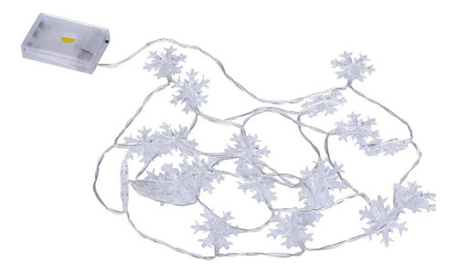 Cb V Led 10 Metros 80 Luces De Cadena De Copo De Nieve De