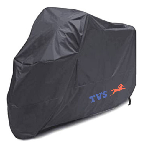 Funda Cubre Moto Tvs Rtr 150 - 160 - 200 Con Baul Top Case 