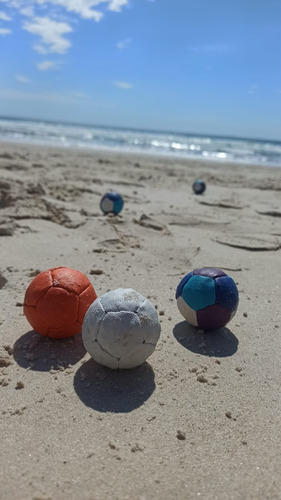 Boccias Mini (juego Pelotas Artesanía). Hechas A Mano