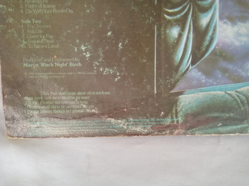 Lp Iron Maiden Piece Of Mind Funda Doble Emi 1983 Heavy M. (Usado)