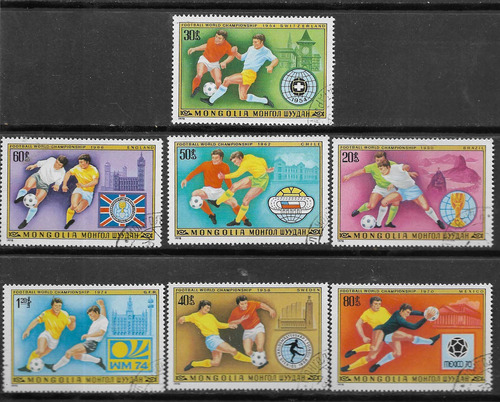 Mongolia 1978 Mundial De Futbol Alemania 1974 Serie Completa