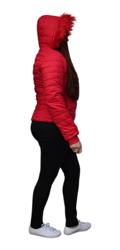 Imagem 5 de 10 de Jaqueta De Inverno Feminina Capuz Pelinhos Cores Blusa Frio