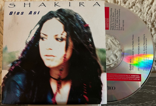 Shakira - Ojos Asi Sencillo Import España Single Portada Dif