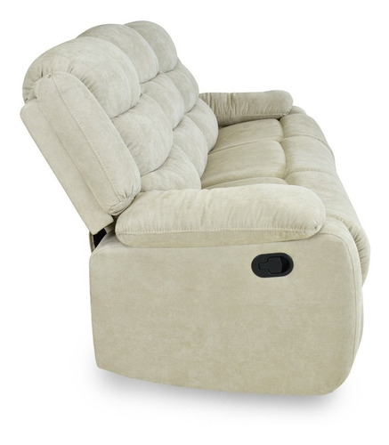Sofá Reclinable 3 Puestos Grand Microfibra