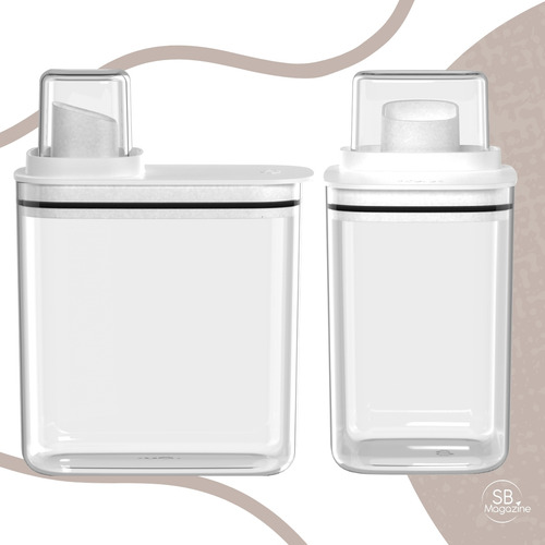 Kit 2 Porta Sabonete Sabão Líquido Lavanderia 1,5l Ou Cores