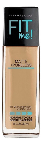 Base de maquillaje líquida Maybelline Fit Me Matte + Poreless Base De Maquillaje Maybelline Fit Me Matte + Poreless De 30ml tono 220 natural beige - 30mL 30g