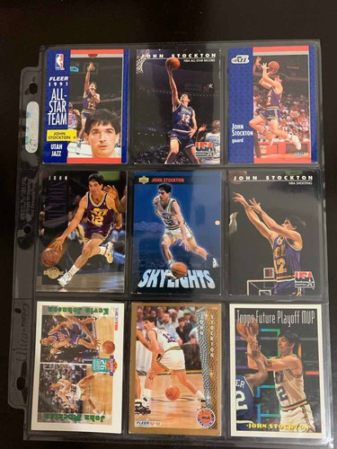 Tarjetas De Basquetbol 2 Nba John Stockton 100% Originales