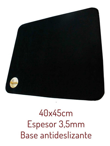 Mouse Pad Gamer 40x45cm M Espesor 3,5mm Toolmen Color Negro Diseño impreso Único