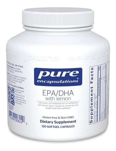 Epa Dha Con Limon Pure 120caps - Unidad a $3640